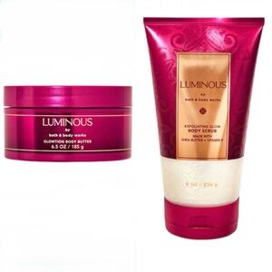 Bath & Body Works Luminous Body Scrub & Body Butter